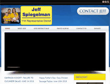 Tablet Screenshot of jeffderepresentative.com